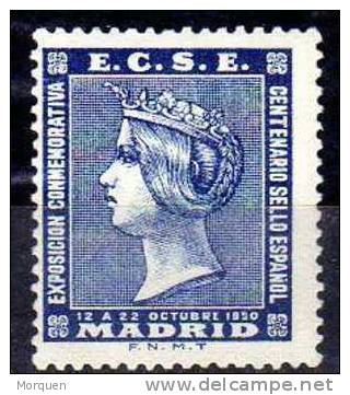 Viñeta E.C.S.E.1950 Exposicion Madrid - Variétés & Curiosités