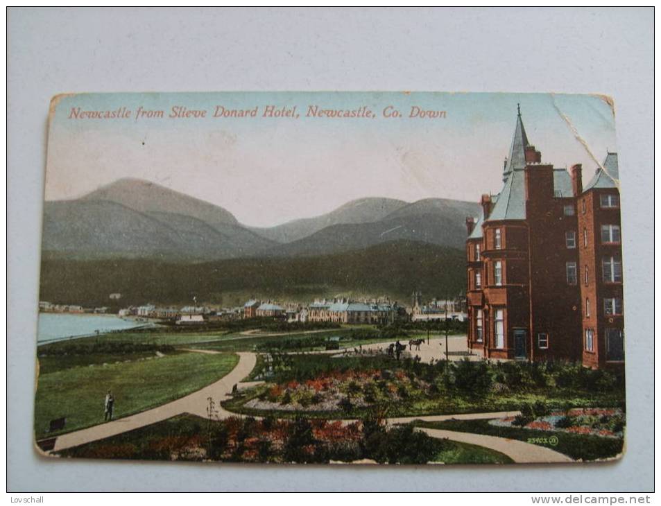 Newcastle From Slieve Donard Hotel, Newcastle, Co.Down. (3-7-1911) - Down