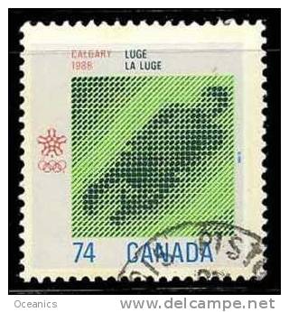 Canada (Scott No.1198 - Olympiques Hiver / 1988 / Winter Olympic) (o) - Oblitérés