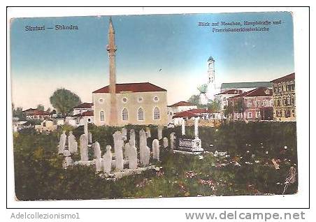 10713)cartolina Illustratoria  Skutari - Shkodra ,     Nuova - Albania