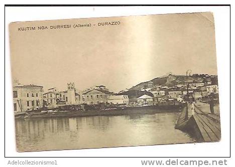 10719)cartolina Illustratoria  Albania - Durazzo-PANORAMA- Nuova - Albanie