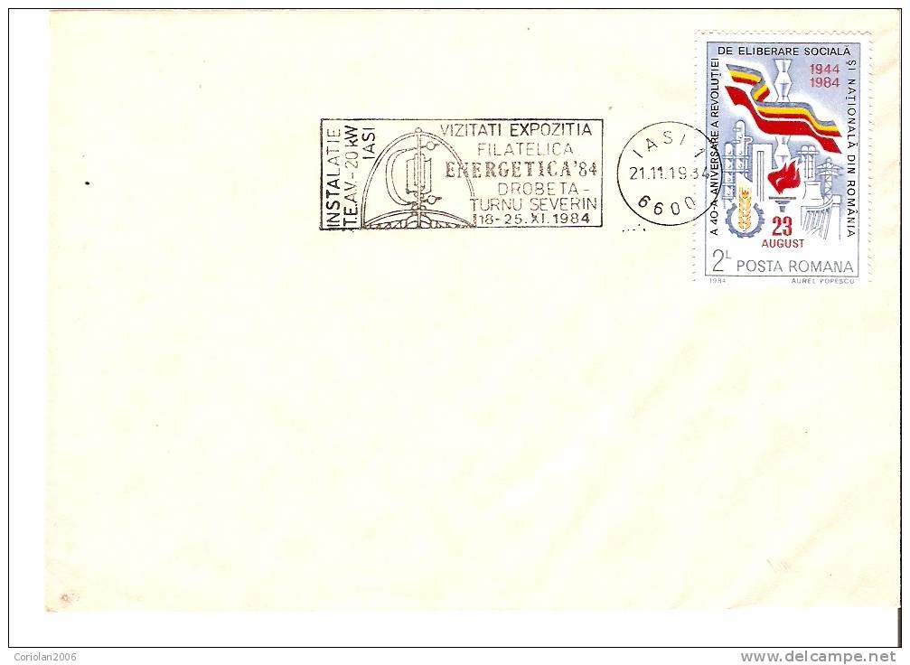 Romania / COVER WITH SPECIAL CANCELLATION - Electricity