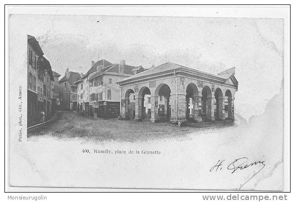 74) FL) RUMILLY, Place De La Grenette, N° 400, Pittier Photo ** - Rumilly