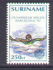 92N0065 Natation 1260 Surinam 1992 Neuf ** Jeux Olympiques De Barcelone - Ete 1992: Barcelone