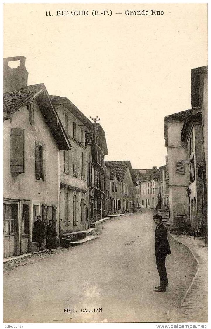 64 - PYRENEES ATLANTIQUES - BIDACHE - GRANDE RUE - Bidache