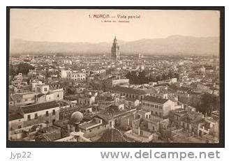 Jolie CP Ancienne Espagne Murcia Vista Parcial - Ed L. Roisin N° 1 - Murcia