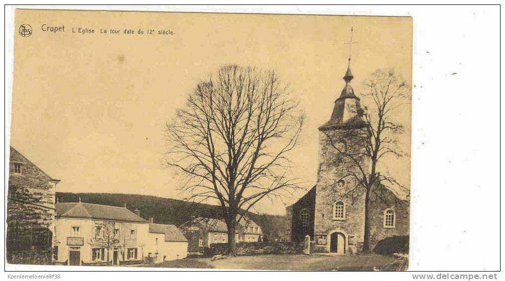 CRUPET - L'EGLISE  LA TOUR DATE DU 12E SIECLE - Assesse