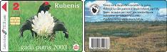 LATVIA-black Grouse   Bird 2003 - Letonia