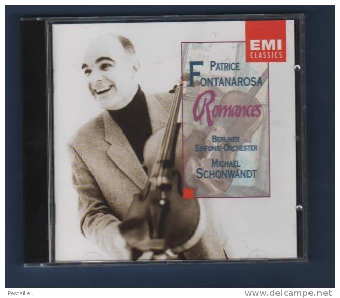 CD PATRICE FONTANAROSA - ROMANCES POUR VIOLON & ORCHESTRE - Klassik