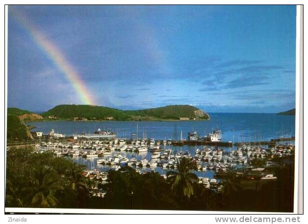 CARTE POSTALE  DE NOUVELLE CALEDONIE - ARC EN CIEL SUR LA BAIE DES PECHEURS - New Caledonia