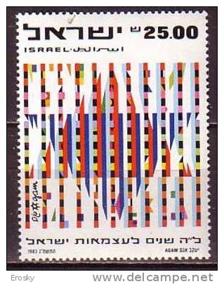 K0185 - ISRAEL Yv N°869 ** - Unused Stamps (without Tabs)