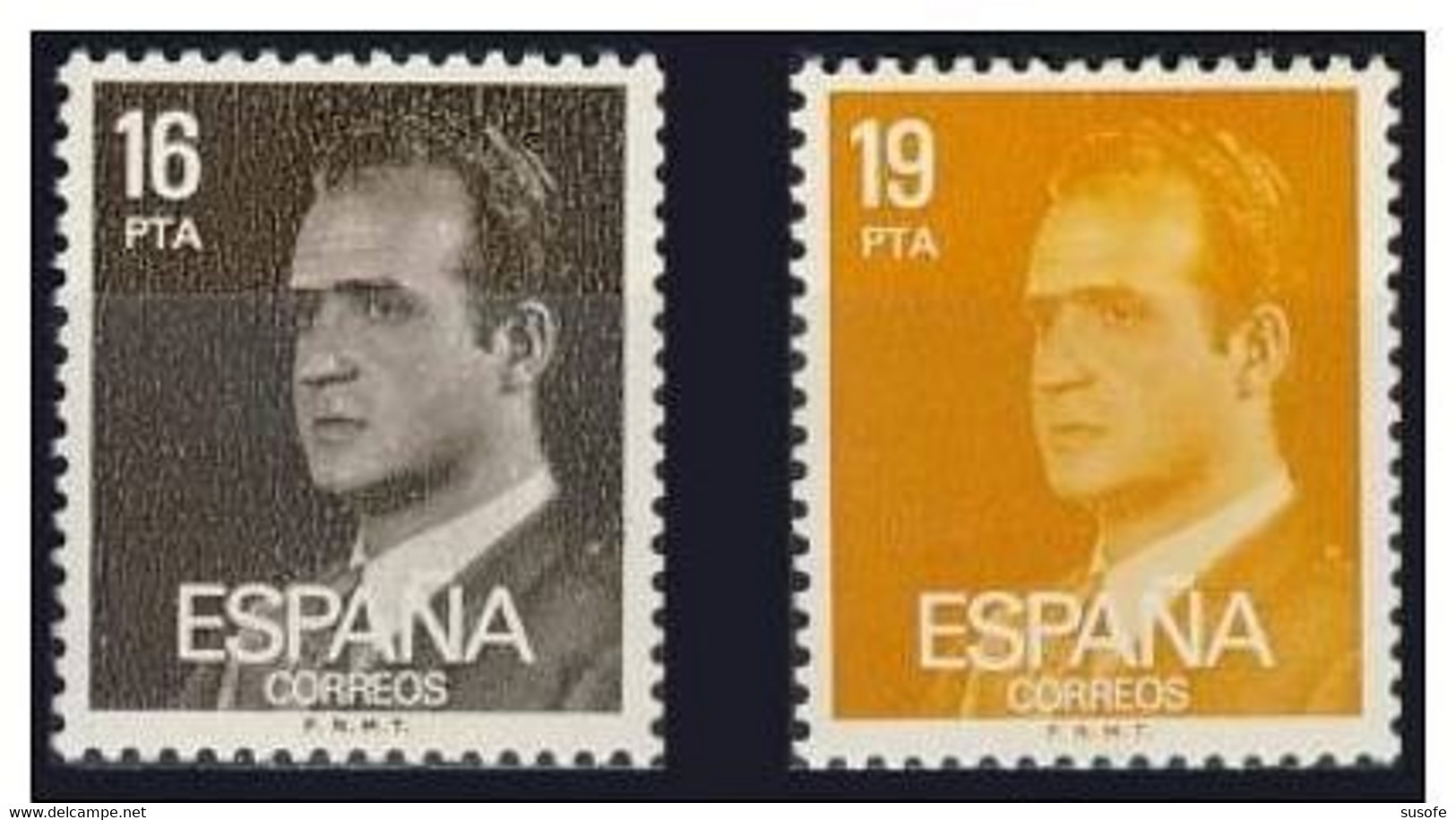 España 1980 Edifil 2558/9 Sellos ** D. Juan Carlos I Efigie Del Rey Michel 2450/1x Yvert 2204/5 Spain Stamps Timbre - Nuevos