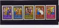 Luxemburg Caritas 1987 Yvertnr. 1135-39 *** MNH Cote 17.00 Euro - Nuovi