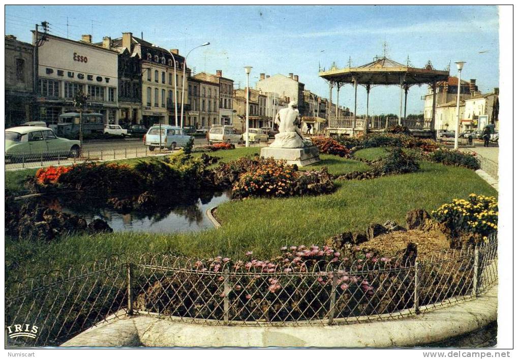 CPSM...DE MARMANDE...LES BOULEVARDS... - Marmande