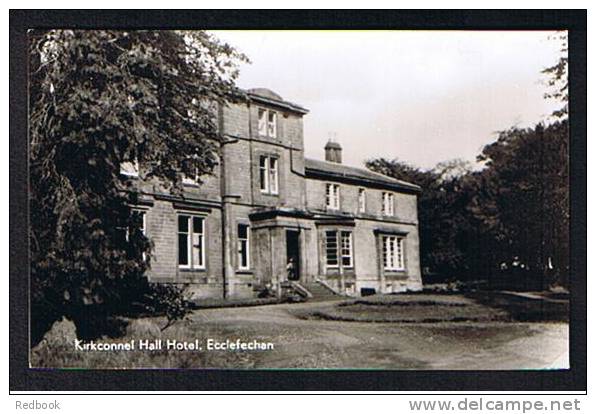 Real Photo Postcard Ecclefechan Dumfries & Galloway Scotland Kirkconnel Hall - Ref 187 - Dumfriesshire