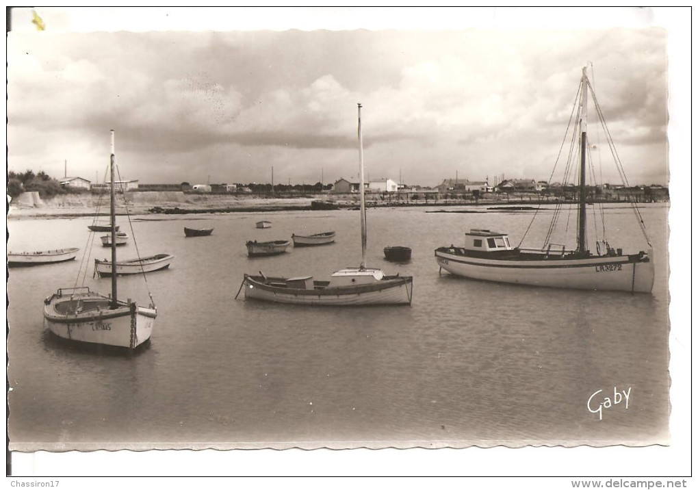 17 -  ANGOULINS - Lot De 3 Cartes -   Le Moulin De La Pierre + La Plage + Le Port - CPSM - Angoulins