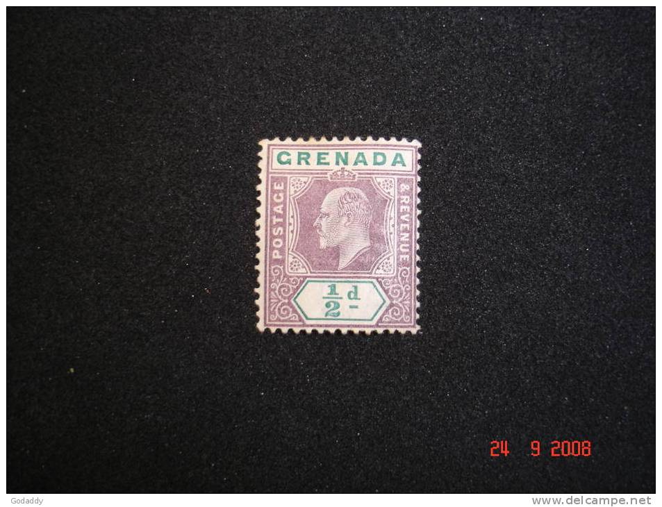 Grenada 1902 King Edward VII   1/2d    SG57   MH - Grenade (...-1974)