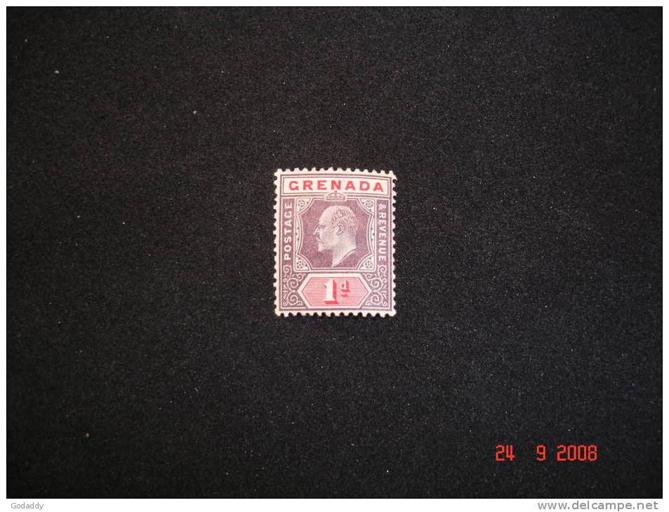 Grenada 1902 K.Edward VII   1d   SG58   MH - Grenada (...-1974)