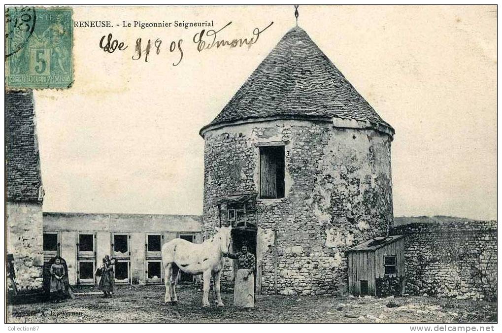 78 - YVELINES - FRENEUSE - LE PIGEONNIER SEIGNEURIAL - COLOMBIER - PHOTO  A. L.  VERNON - Freneuse