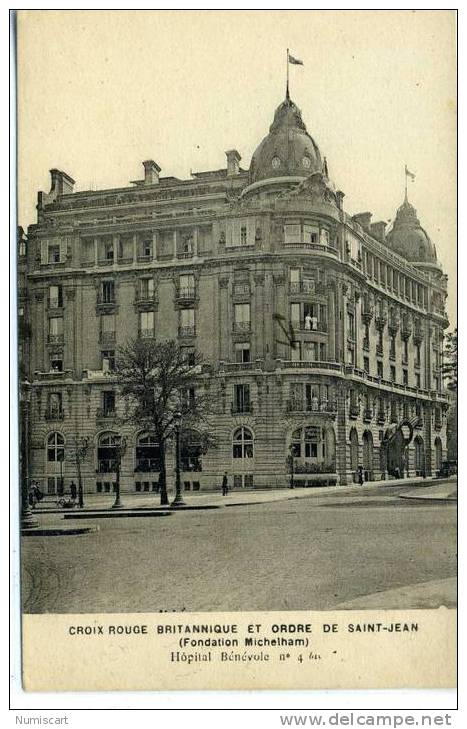 CPA...DE L´HOPITAL BENEVOLE DE LA CROIX ROUGE BRITANNIQUE ET ORDRE DE ST JEAN DE MALTE - Santé