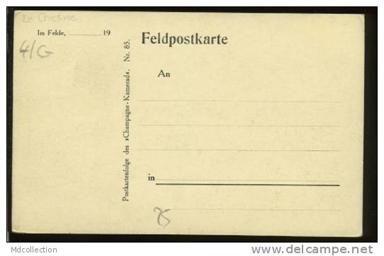 08 LE CHESNE Vue - Feldpostkarte - Le Chesne