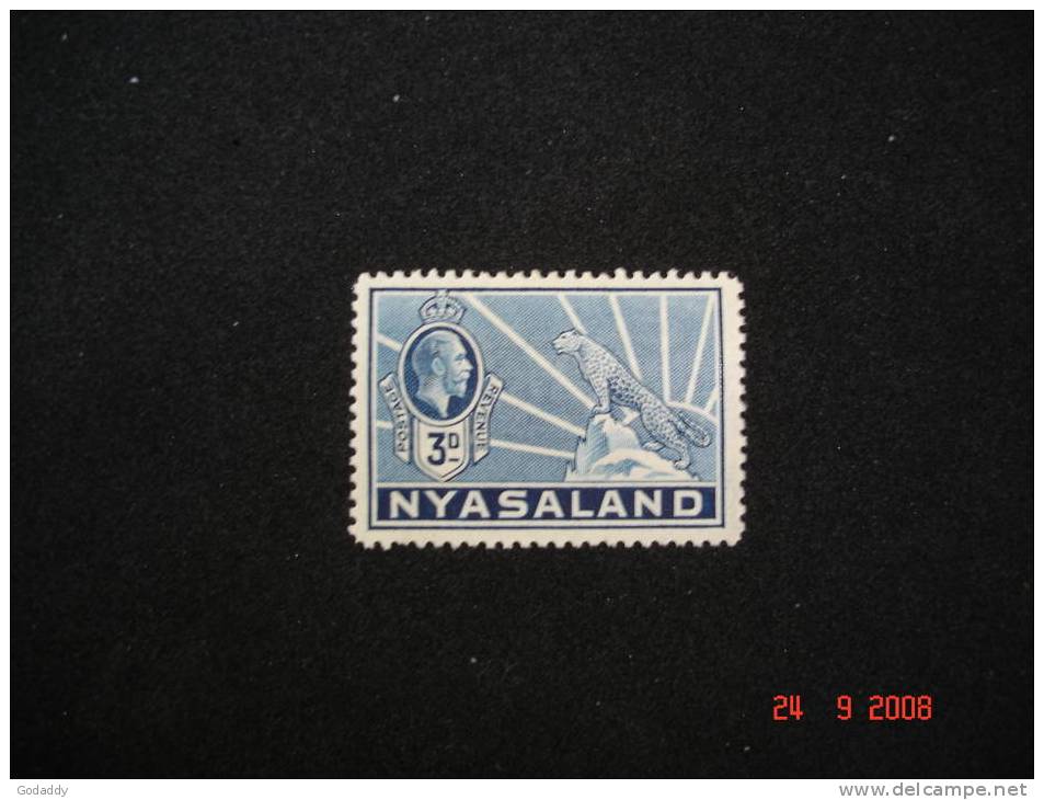 Nyasaland  1934  King George V  3d  SG118   MH - Nyasaland (1907-1953)