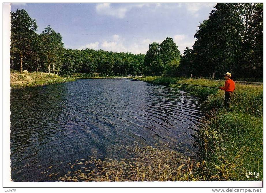 LA TRONQUIERE - Etang Du Roc De La France -  Pêcheur à La Ligne - N°  3 - Latronquiere