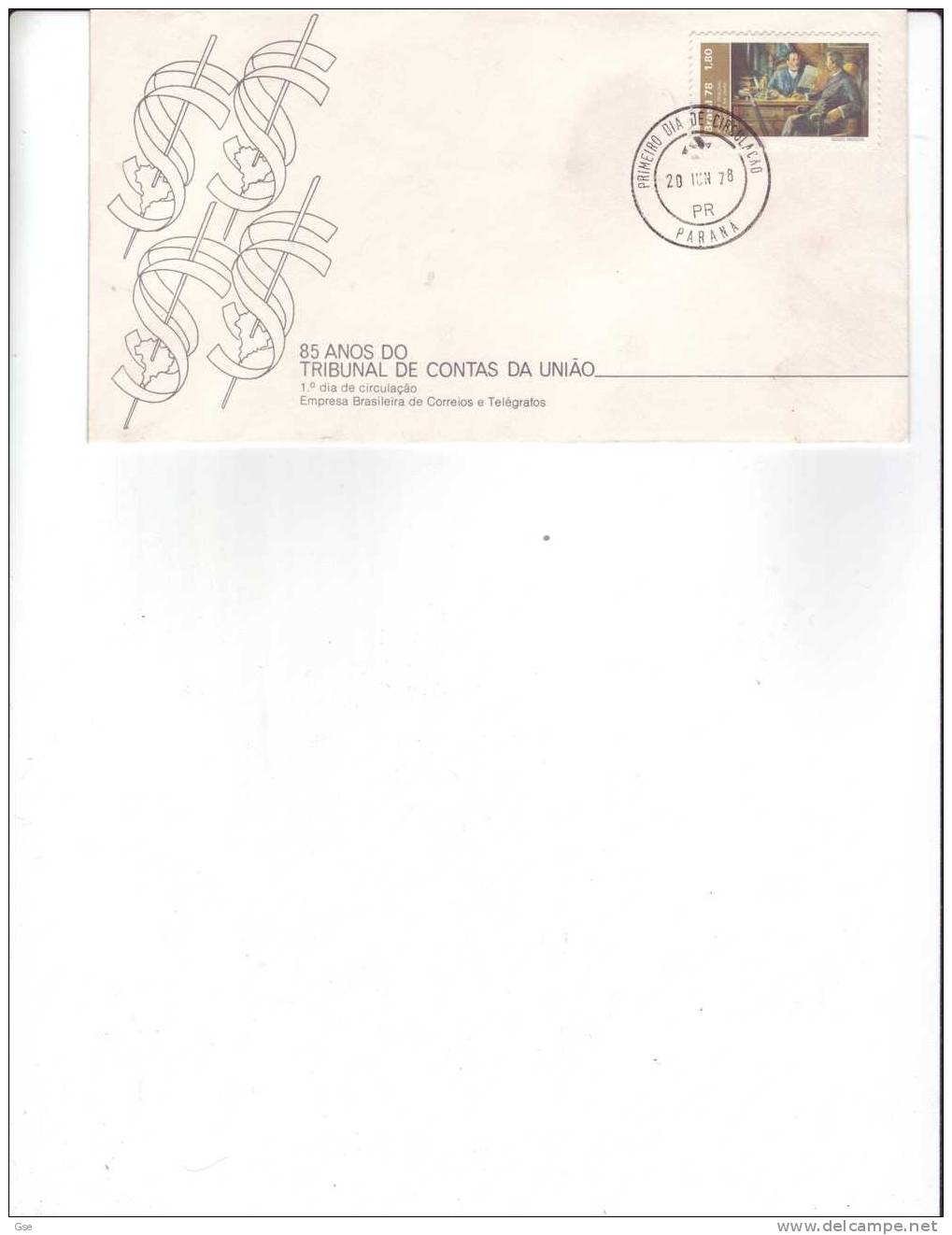 BRASILE 1978 - Yvert  1314 - FDC - Tribunale Contabile - Altri & Non Classificati