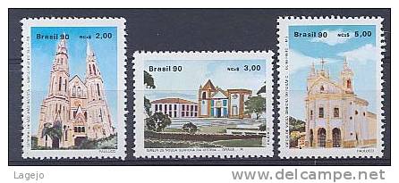 BRESIL 1950/52 Cathédrale & églises - Nuevos