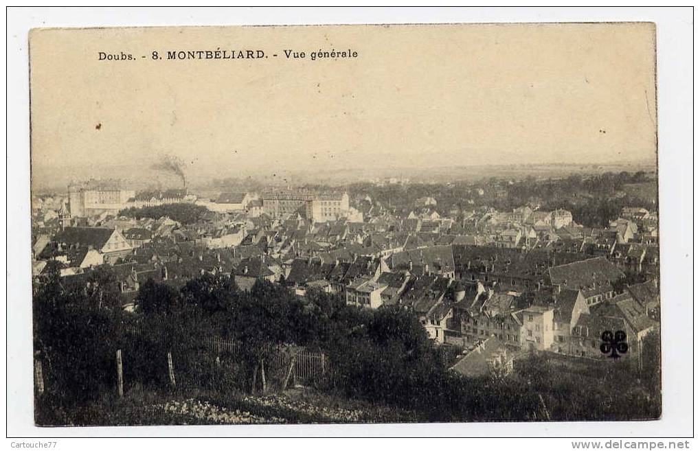 P2 - MONTBELIARD - Vue Générale (1905) - Montbéliard