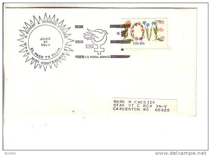 USA Special Cancel Cover 1983 - WPAC Mini Conference: A Bright & Shining Future - El Paso - Schmuck-FDC