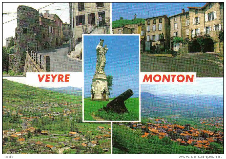 Carte Postale 63.  Veyre-Monton Trés Beau Plan - Veyre Monton