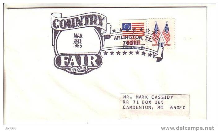 USA Special Cancel Cover 1985 - Arlington Country Fair - Schmuck-FDC