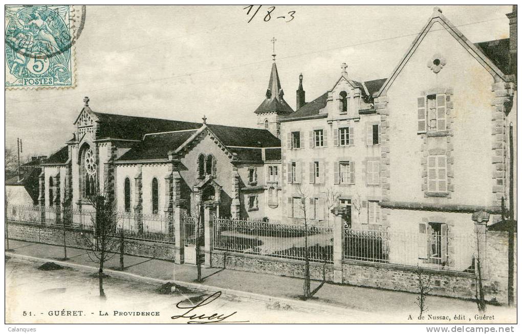 CPA Guéret - La Providence - Guéret