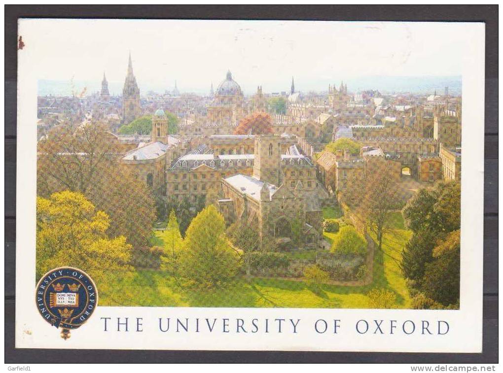 England  (289)   The University Of Oxford - Oxford