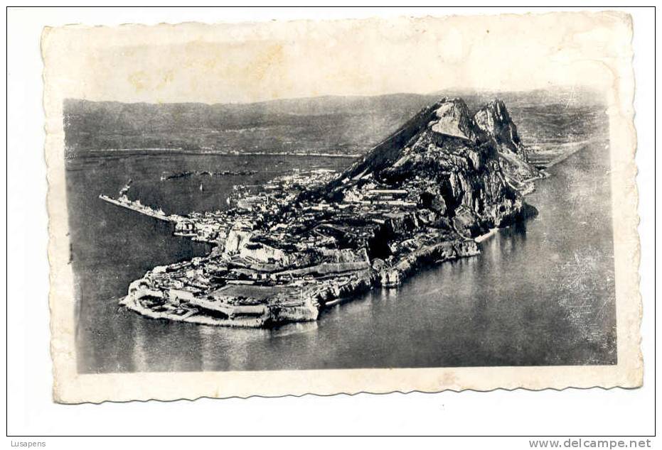 OLD FOREIGN 0474 - ESPAÑA SPAIN - ALGECIRAS - Vista General De Gibraltar - Cádiz