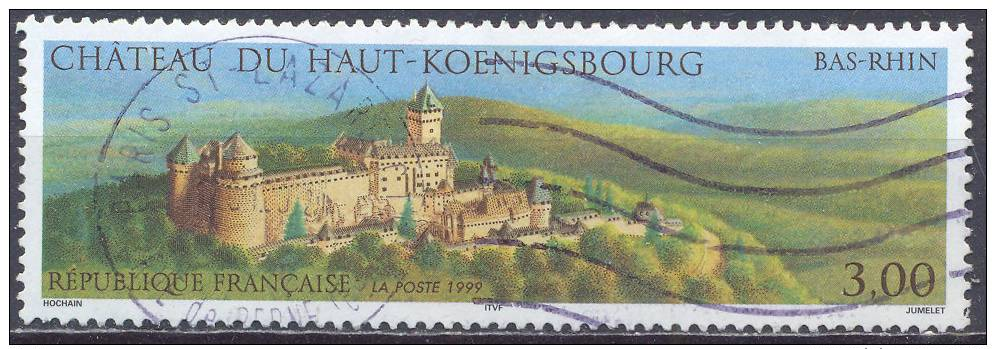 France YT N°3245 Chateau Du Haut-Koenigsbourg Oblitéré ° - Gebraucht