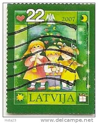 LATVIA - Christmas  Used   Used X 10 Pieces ~~ - Lettonie