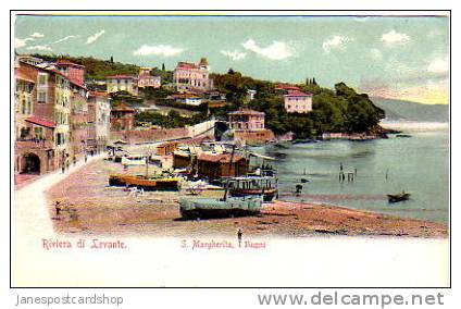 San Margherita-I Bagni-RIVIERA DI LEVANTE  C 1900-- Dorso Non Deviso--LIGURIA --ITALIA - Other & Unclassified