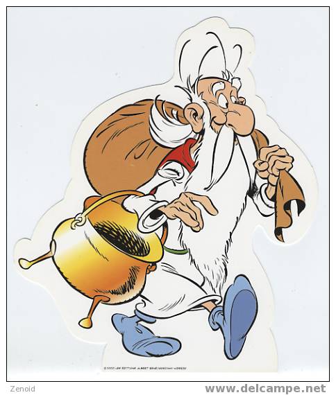 Silhouette  Asterix "Panoramix" - Uderzo - Autres & Non Classés