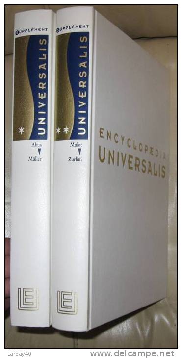 Encyclopedie Universalis - Supplement - 2 Volumes - Encyclopédies