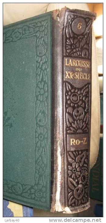 Larousse Du Xx Siecle - 1933 - 6 Volumes - Diccionarios