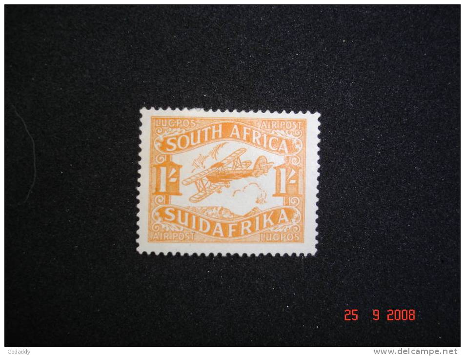 South Africa 1929 Air Post  1/- Orange  SG 41  MH - Autres & Non Classés