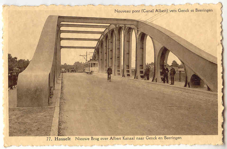 3906 - HASSELT - Nouveau Pont (Canal Albert) Vers Genck Et Beeringen *tram* - Hasselt