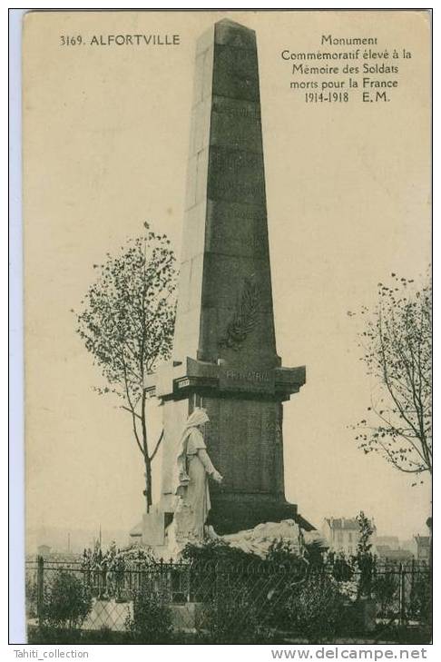 ALFORTVILLE - Monument Commémoratif ....... - Alfortville