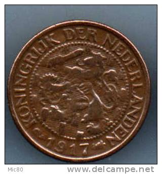 1 Cent Pays-Bas 1917 Ttb - 1 Cent