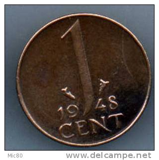 Pays-Bas 1 Cent 1948 Sup - 1 Cent