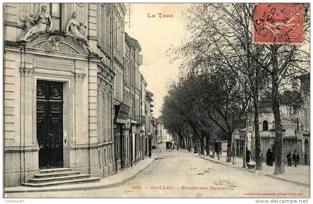 81 - TARN - GAILLAC - Bd GAMBETTA - BANQUE CAISSE D'EPARGNE - Gaillac