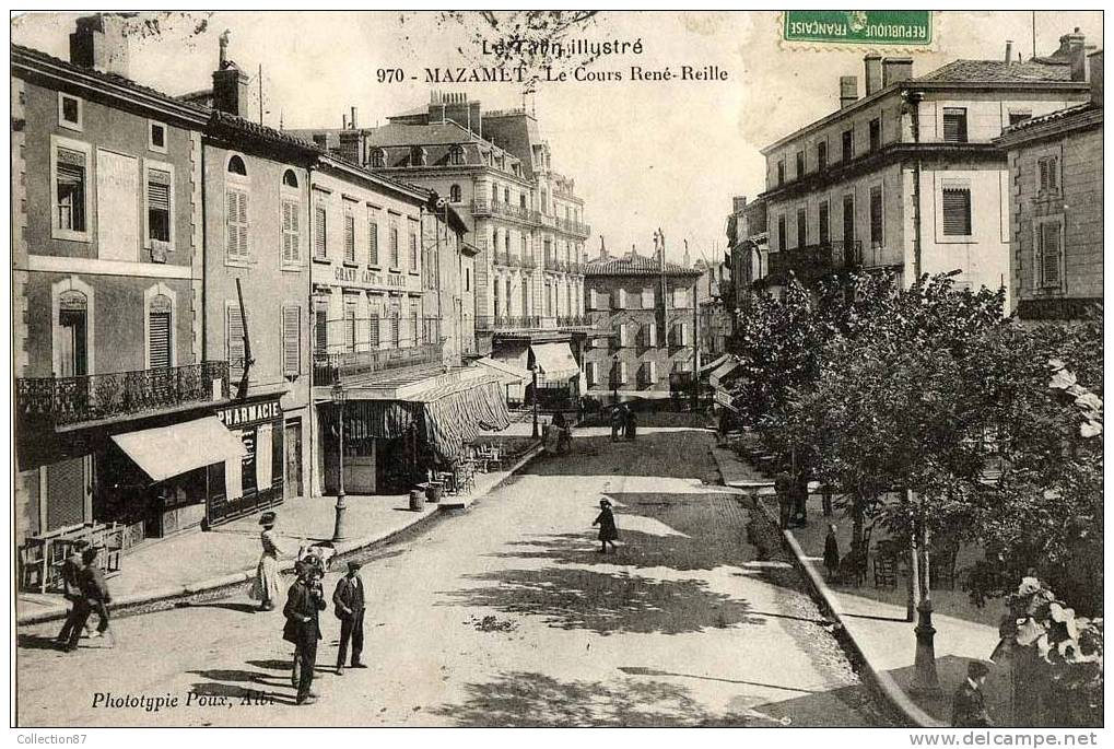 81 - TARN - MAZAMET - LE COURS RENE REILLE - PHARMACIE - Mazamet