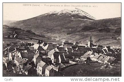 CORPS : Vue Générale Et Mont Chauvet - Corps